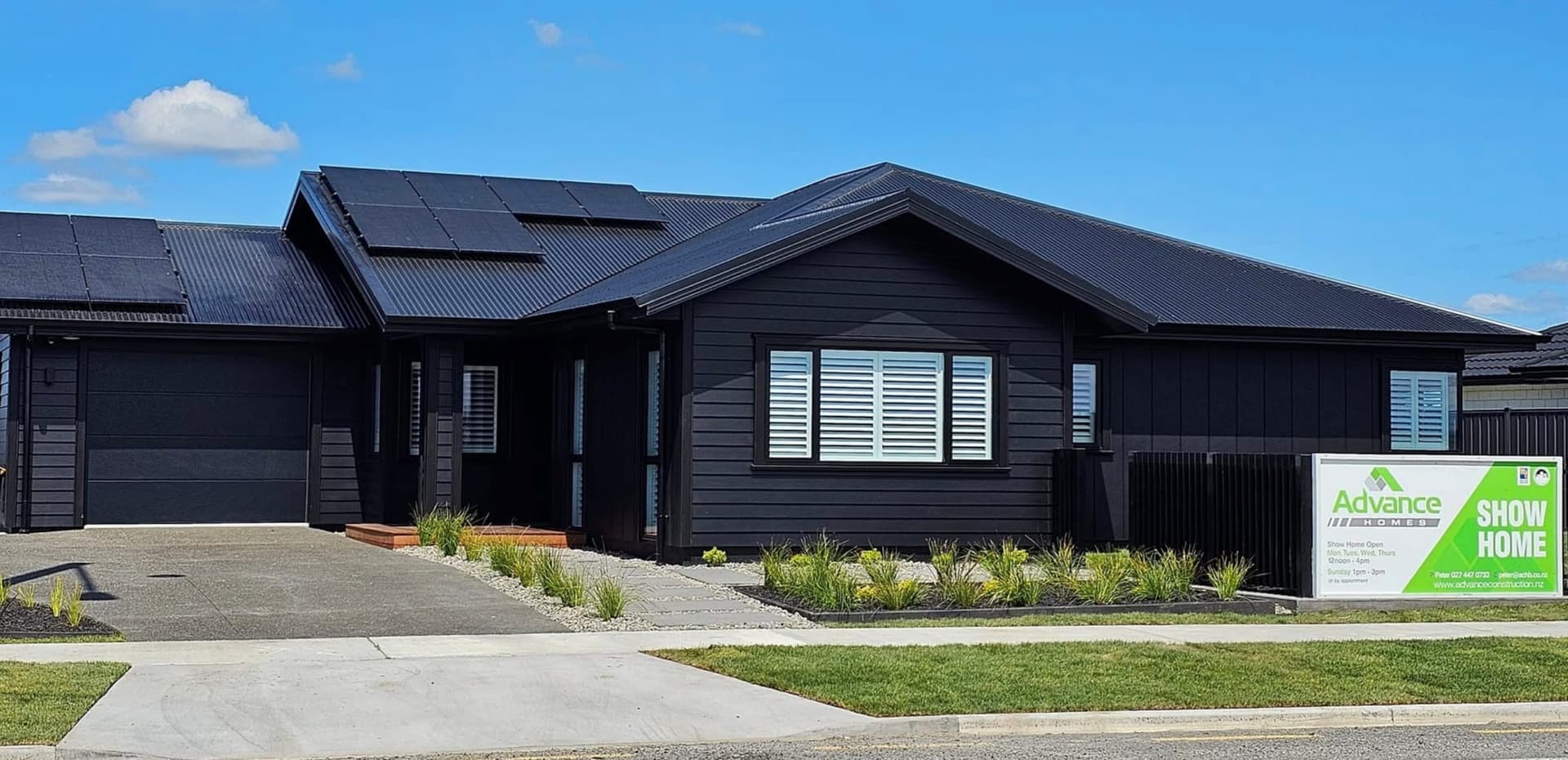Advance Homes show home, Hawke's Bay